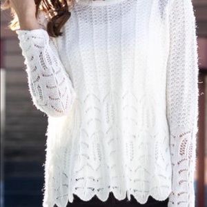 Ivory Snowflake Sweater